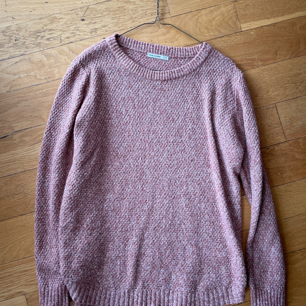 Pink Clover Purple sweater